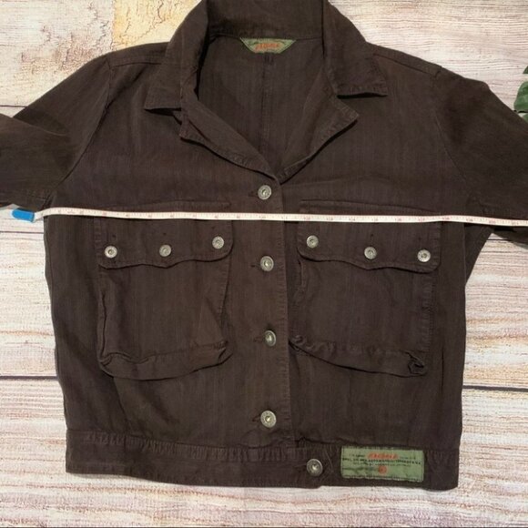 Vintage A. Gold E. Brown Cropped Jacket - Picture 15 of 16